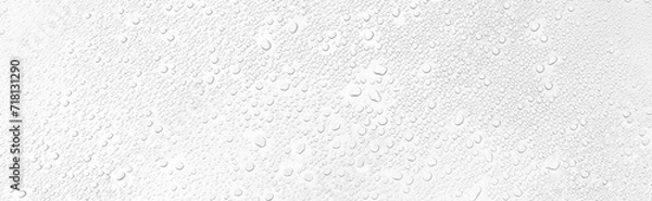 Obraz Isolated water drops against transparent background.