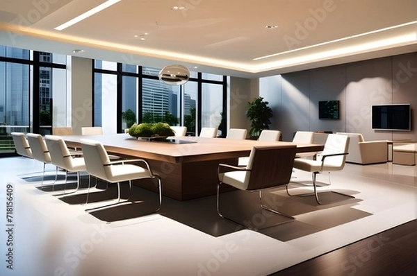 Obraz An elegant conference room 