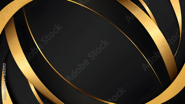Fototapeta elegant black gold background, luxury background wallpaper