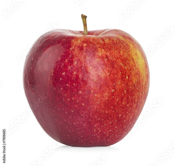Obraz red apple isolated on white background