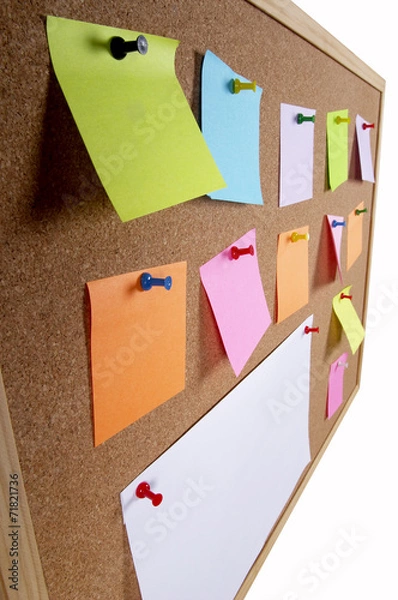 Obraz Notice board background