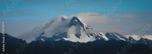 Obraz snow covered mountains