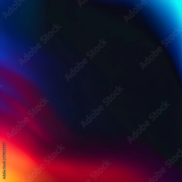 Obraz Dark Blue Gradient Abstract Background Illustration