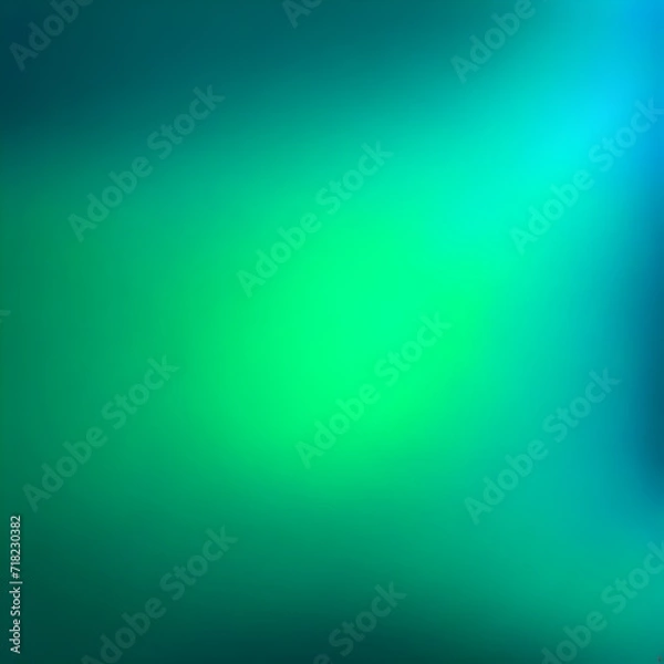 Obraz Green Blue Gradient Abstract Background Illustration