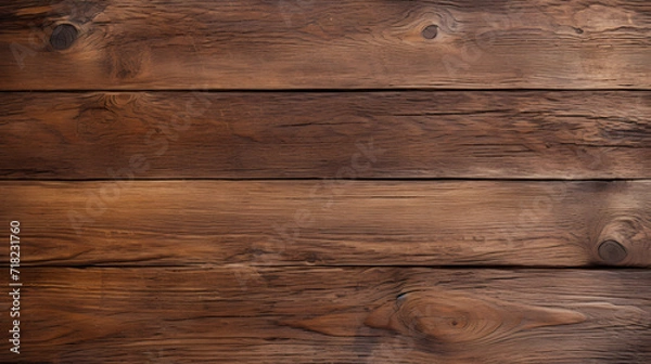 Obraz Surface of the old brown wood texture. Old dark textured wooden background. Top view.