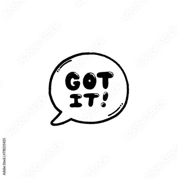 Obraz svg conversation education doodle element set