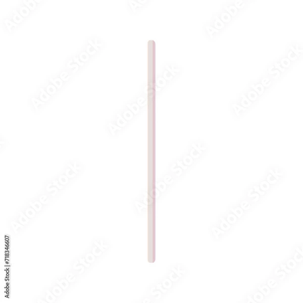 Fototapeta Light stick on white background