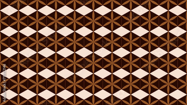 Obraz seamless geometric pattern with squares