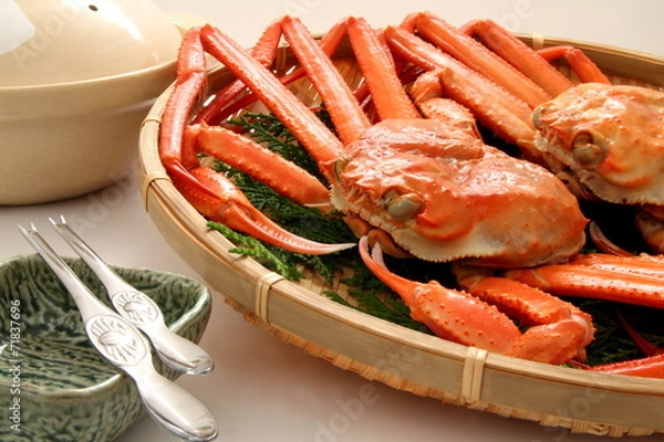 Fototapeta カニ鍋　蟹すき　冬の味覚