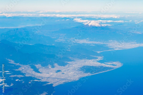 Fototapeta 富士山　空撮