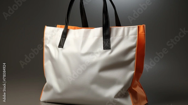 Obraz Mockup shopper tote bag handbag