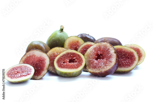Fototapeta figs sliced