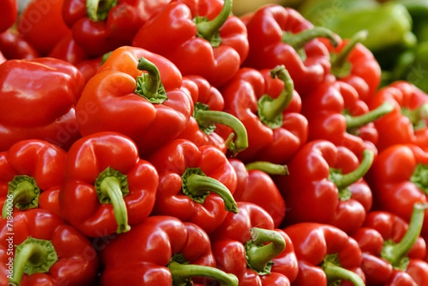 Fototapeta pimientos rojos