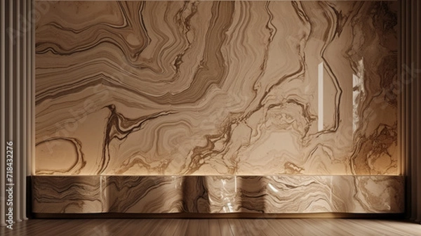Obraz Timeless Elegance: Captivating Patterns & Textures Inspired by Nature's Marvels, generative AI