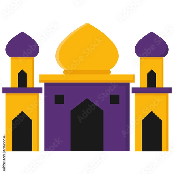 Obraz Eid mubarak islam vector decoration