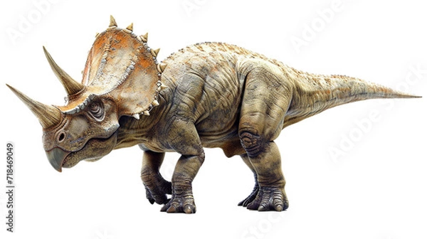Fototapeta トリケラトプスのイメージ - image of Triceratops - No6-8 Generative AI