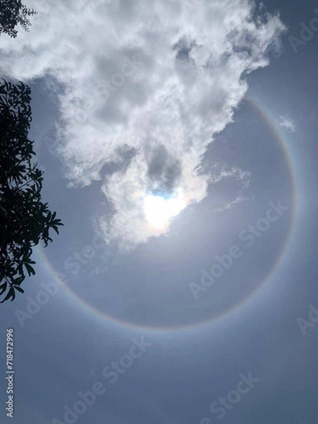 Obraz blue sky and clouds