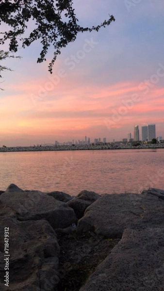 Obraz sunset on the sea