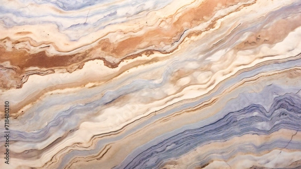 Fototapeta Elegant Marble Texture in Nature, Abstract Surface Pattern with Brown and Gray Tones, Decorative Stone Design for Interior