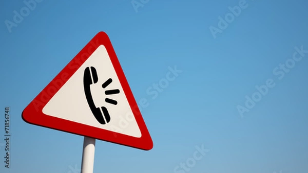 Fototapeta Sign Contact Icon