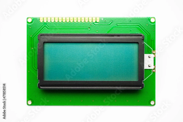 Obraz Green LED Character Display