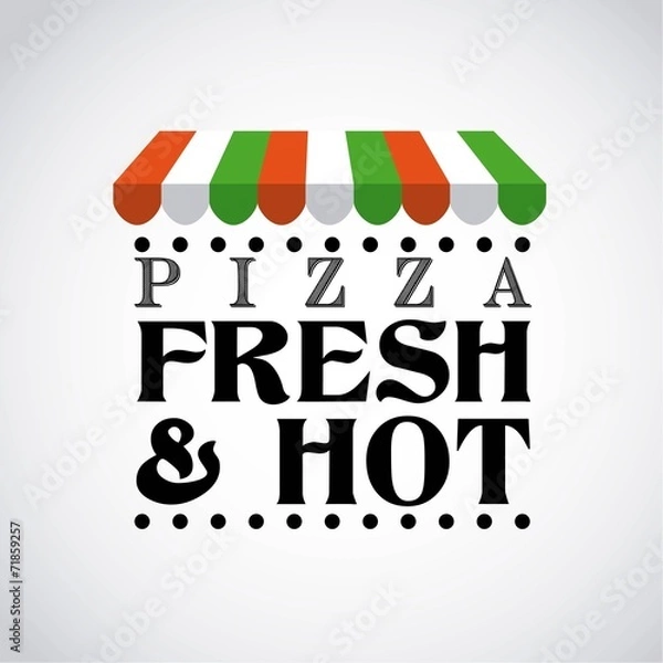 Fototapeta pizza design