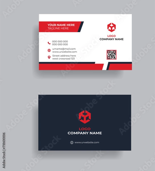 Fototapeta Business creative card design
