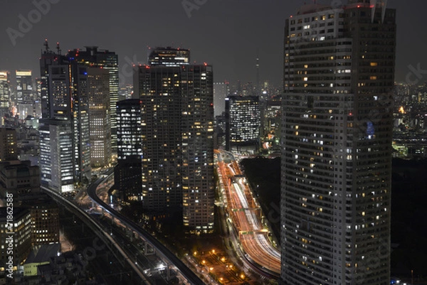 Obraz 東京の夜景