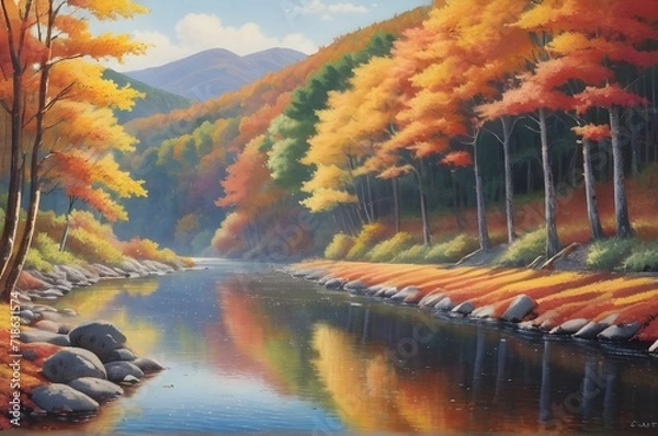 Obraz autumn in the forest