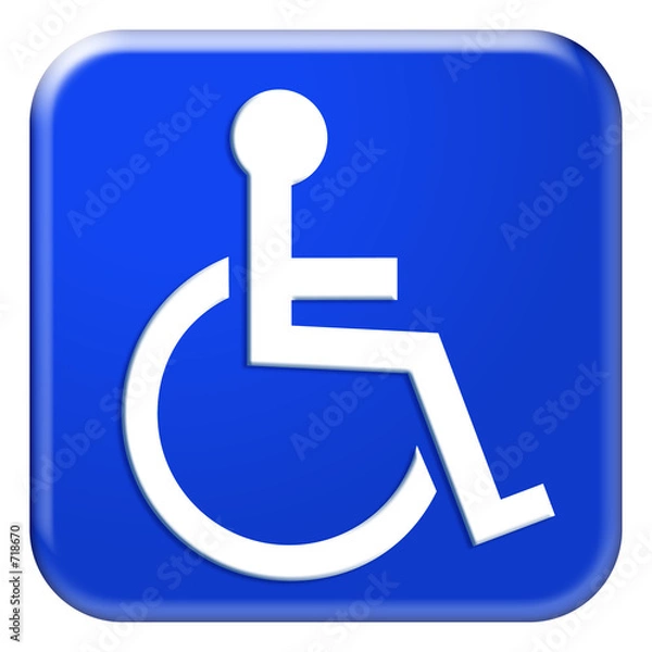 Fototapeta rollstuhl