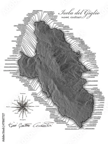 Obraz isola del giglio