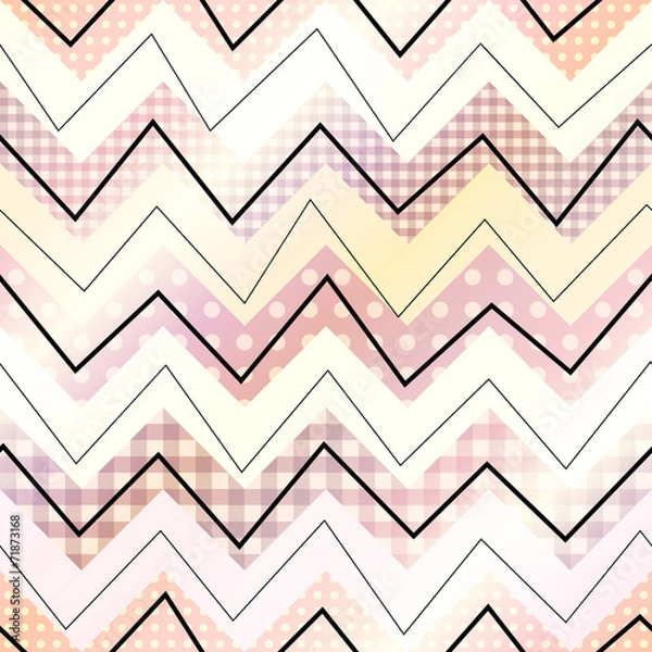 Fototapeta Seamless chevron pattern.