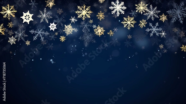 Fototapeta Festive decorative glitter lights background banner. Colorful abstract background with glitter