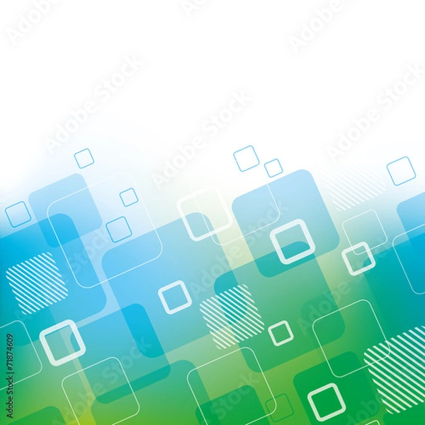 Obraz Abstract Background with Squares