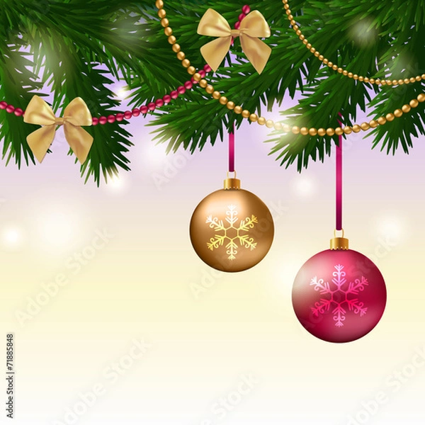 Obraz Christmas card