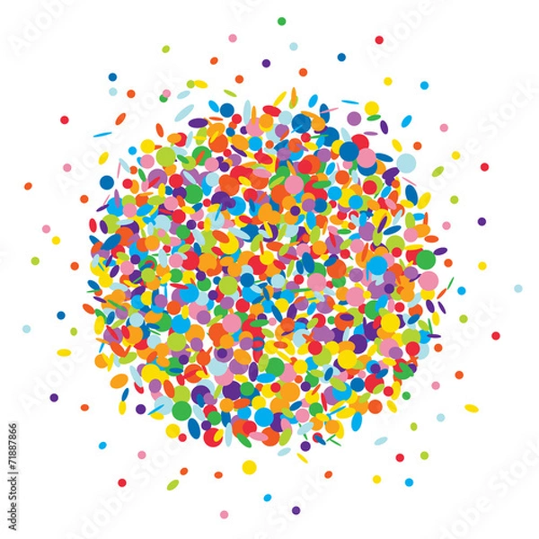 Obraz Confetti background