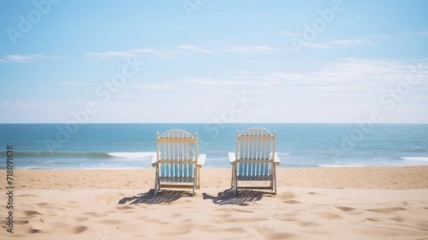 Obraz Seaside Escape portrayed in stock photography , Seaside Escape, stock photography