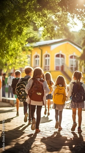 Obraz School portrayed in stock photography , School, stock photography