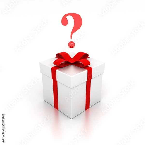 Fototapeta Present question