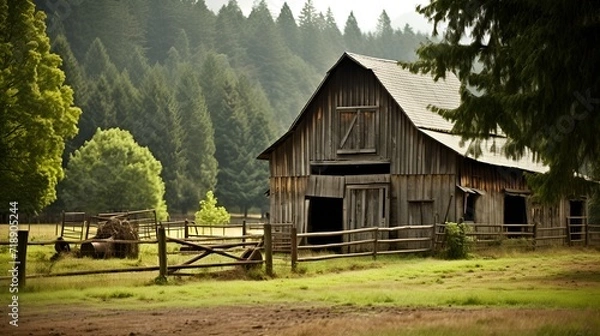 Fototapeta Rustic Charm portrayed in stock photography , Rustic Charm, stock photography
