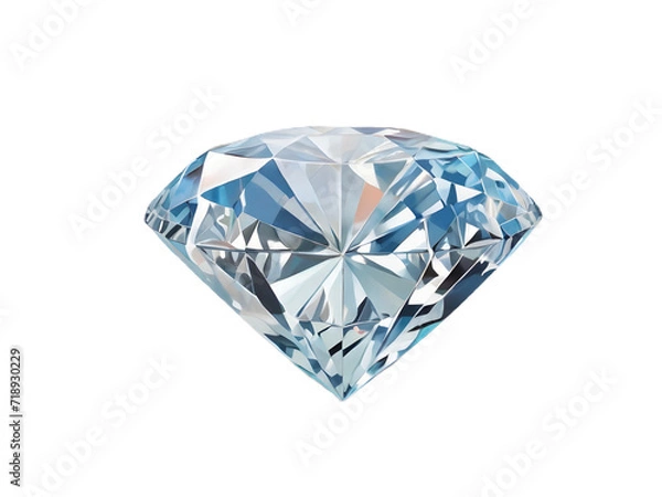 Obraz diamond isolated on transparent background