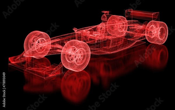 Fototapeta Formula One Mesh