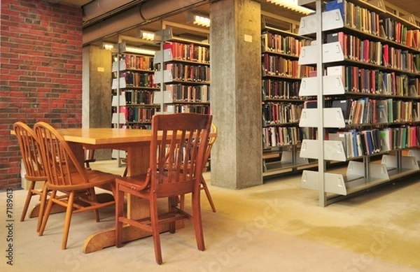 Obraz Library Interior