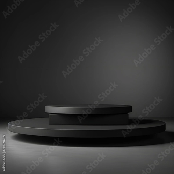 Fototapeta stage with spotlight