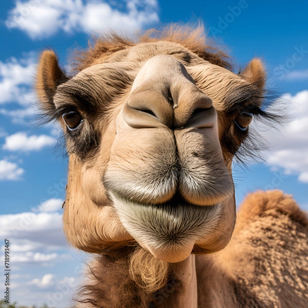 Obraz camel in the desert