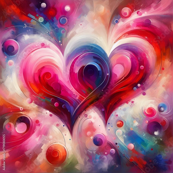 Fototapeta abstract background with circles