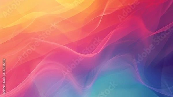 Fototapeta Chromatic Harmony: Smooth Gradient Backgrounds in Perfect Unity