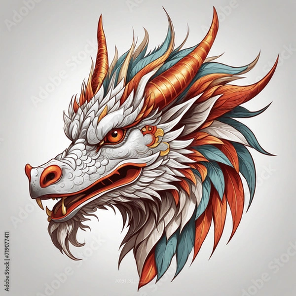 Obraz Dragon in the Temple