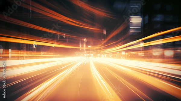 Fototapeta Neon speed abstract background, digital abstract background