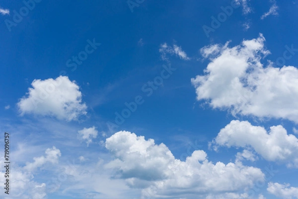 Obraz blue sky with clouds